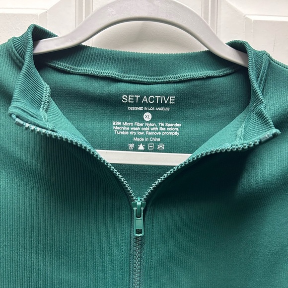 Set Active Sculptflex Sculpt Zip Up- Mojito NWOT - Picture 3 of 5